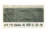 Pearl River, New York - Panoramic Map Posters