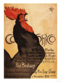 Paris, France - Periodical Cocorico Rooster Promotional Poster Print