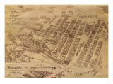 Minneapolis, Minnesota - Panoramic Map Posters