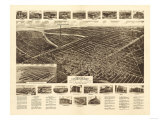 Lindenhurst, New York - Panoramic Map Posters