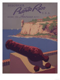 Puerto Rico, USA - Travel Promotional Poster Poster