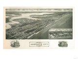Margate, New Jersey - Panoramic Map Láminas Margate, New Jersey - Panoramic Map Láminas
