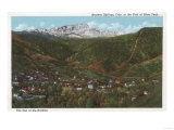 Manitou Springs, CO - The Spa of the Rockies, Foot of Pikes Peak Prints
