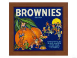 Brownies Brand Citrus Crate Label - Lemon Cove, CA Prints