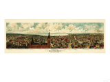 Milwaukee, Wisconsin - Panoramic Map Posters
