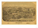Madison, Connecticut - Panoramic Map Posters
