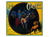 Circus Orange Label - Canoga Park, CA Poster