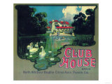 Club House Orange Label - Puente, CA Print