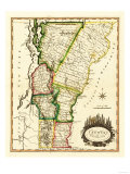 Vermont - Panoramic Map Print