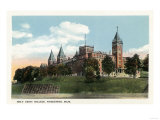 Worcester, Massachusetts - Campus View of Holy Cross College Posters