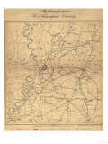 Siege of Vicksburg - Civil War Panoramic Map Posters