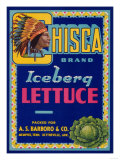 Chisca Lettuce Label - Blytheville, AR Prints