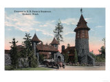 Spokane, Washington - R B Porter Residence Entrance View Print