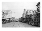 Bellingham, WA Main Street Scene Downtown Photograph - Bellingham, WA Posters
