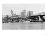 Tacoma, WA - Skyline View of Downtown Photograph Prints