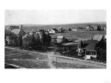 Burns, Oregon Town Birds Eye View Photograph No.1 - Burns, OR Prints