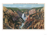 Yellowstone, WY - Grand Canyon from Artist's Point Prints