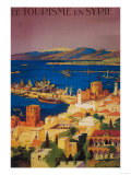 Syria - French Travel Poster, Touring in Syria Foto