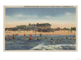 St. Petersburg, FL - View of Treasure Island Beach Posters
