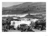 Celilo Falls, Oregon Columbia Gorge Indians Fishing Photograph No.1 - Celilo Falls, OR Prints