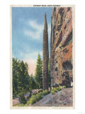 Chimney Rock on Cody Highway, Montana View - Montana Poster Chimney Rock on Cody Highway, Montana View - Montana Poster