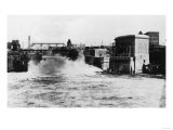Exterior View of Washington Water Power Plant - Spokane, WA Prints