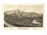 Windsor, Vermont - Panoramic Map Poster