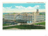 Exterior View of Sun-Maid Raisin Plant - Fresno, CA Prints