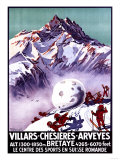 Villars, Switzerland - Naughty Gnomes Making Giant Snowball Poster Posters