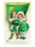 Let Erin Remember Couple Holding a Flag Posters