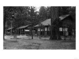 Exterior View of a Camp Curry Bungalow - Yosemite National Park, CA Art