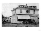 Exterior View of the Grocery and General Store - Lents, OR Posters