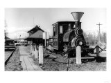 Fairbanks, Alaska View of Alaska Railroad Depot Photograph - Fairbanks, AK Prints