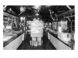 Interior View of E. R. Brown's Store - Eskridge, KS Kunst