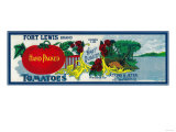 Fort Lewis Tomato Label - Roanoke, VA Art