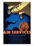 GWR Air Services Vintage Poster - Europe Prints