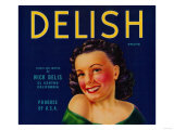 Delish Orange Label - El Centro, CA Posters