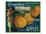Doughboy Apple Crate Label - Watsonville, CA Posters