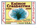 Heather Eatmor Cranberries Brand Label Photo