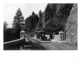 Columbia Gorge Shepherd's Dell Old Car Photograph - Columbia Gorge, OR Photo