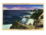 Martha's Vineyard, Massachusetts - Gay Head Cliffs, Striped Bass Fishing Grounds Posters