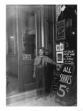 Greek Shoe Shine Boy in Indianapolis Photograph - Indianapolis, IN Posters