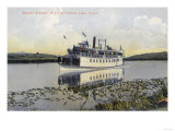 Lower Lake View of Steamer Klamath - Klamath Lake, OR Posters