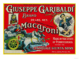 Giuseppe Garibaldi Macaroni Label - Philadelphia, PA Kunst Giuseppe Garibaldi Macaroni Label - Philadelphia, PA Kunst
