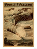 Glasgow Hot Air Balloon Circus Theatre Poster Billeder Glasgow Hot Air Balloon Circus Theatre Poster Billeder