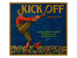 Kick Off Orange Label - Redlands, CA Prints