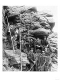 Deadwood Central Railroad Engineer Corps Photograph - Deadwood, SD Posters Deadwood Central Railroad Engineer Corps Photograph - Deadwood, SD Posters