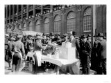 Fans buying hot dogs at Ebbets Field, Brooklyn Dodgers, Baseball Photo - New York, NY Prints