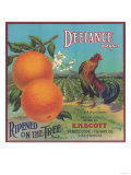 Defiance Orange Label - Venice Cove, CA Posters