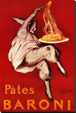 Pates Baroni, c.1921 Stretched Canvas Print by Leonetto Cappiello Pates Baroni, c.1921 Stretched Canvas Print by Leonetto Cappiello